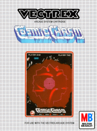 Cosmic Chasm Vectrex  box art